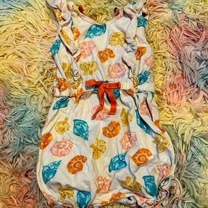 Burt’s Bees 6-9 month Seashell Romper